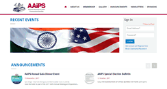 Desktop Screenshot of aaips.org