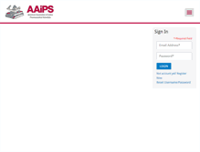 Tablet Screenshot of aaips.org